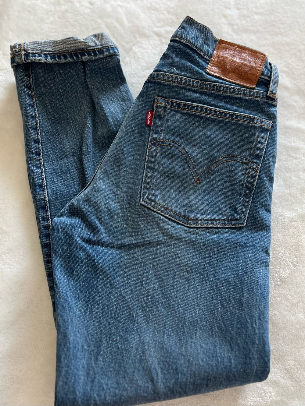 Levis Women’s Wedgie Blue Denim Jeans
